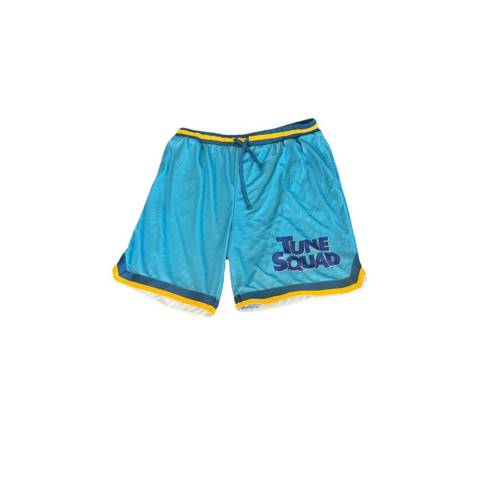 Space Jam A New Legacy Tune Squad Teal/yellow Basketball Shorts Mens XXL